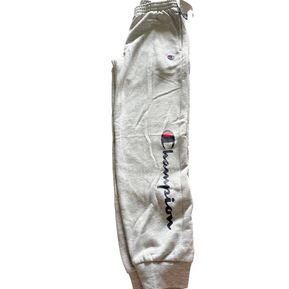 Champion Kids Sweatpants, Powerblend, Fleece, Comfortable Relaxed-Bottom Pants F